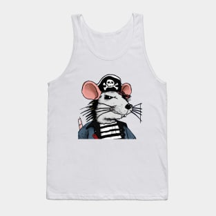 Pirate rat Tank Top